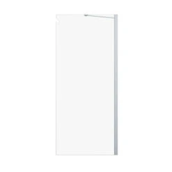 Sealskin Inloopdouche Hooked 90x200cm Hoogglans Aluminium -Badkamerartikelen Winkel 123 5171