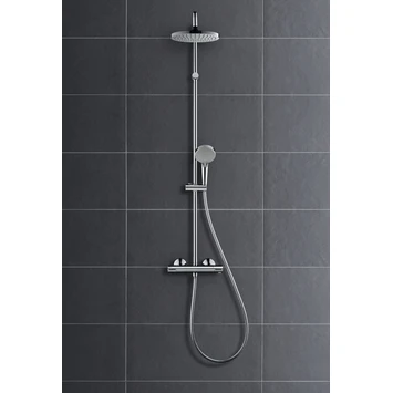 Hansgrohe Douchesysteem Vernis Blend 200 Met Thermostaatkraan Chroom 7 Hansgrohe Douchesysteem Vernis Blend 200 Met Thermostaatkraan Chroom - Afbeelding 5
