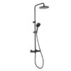 Tiger Regendoucheset Akcent Met Thermostatisch Kraan Zwart -Badkamerartikelen Winkel 123 5445