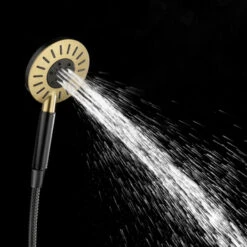 Tiger Regendoucheset Akcent Zwart Messing -Badkamerartikelen Winkel 123 5508