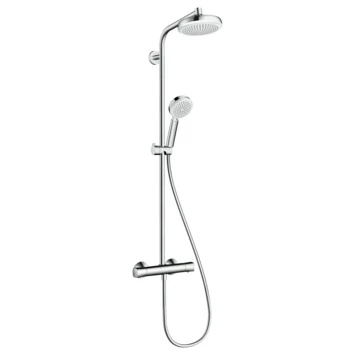 Hansgrohe Regendouche Crometta 160 Met Thermostatische Douchekraan 3 Hansgrohe Regendouche Crometta 160 Met Thermostatische Douchekraan