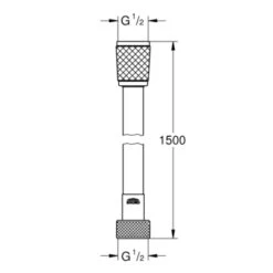 Grohe VitalioFlex Doucheslang Comfort 150 Cm 7 Grohe VitalioFlex Doucheslang Comfort 150 Cm -Badkamerartikelen Winkel 123 5701