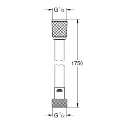 Grohe VitalioFlex Doucheslang Comfort 175 Cm -Badkamerartikelen Winkel 123 5707