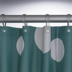 Sealskin Douchegordijn Bubbles Aqua PVC 200x180 Cm -Badkamerartikelen Winkel 123 5822