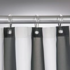 Sealskin Douchegordijn Linje Grijs 200x180 Cm -Badkamerartikelen Winkel 123 5884