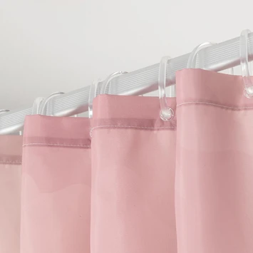 Sealskin Douchegordijn Earth 180x200cm D.roze/wht 5 Sealskin Douchegordijn Earth 180x200cm D.roze/wht - Afbeelding 3