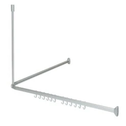Sealskin Douchegordijnstang Easy Roll Aluminium 90x90 Cm 17 Sealskin Douchegordijnstang Easy Roll Aluminium 90x90 Cm -Badkamerartikelen Winkel 123 5947