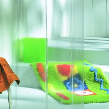 Sealskin Douchegordijn Clear 180x200 Cm PVC Blauw 7 Sealskin Douchegordijn Clear 180x200 Cm PVC Blauw - Afbeelding 5