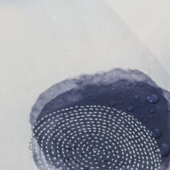 Sealskin Douchegordijn Mood 180x200cm Blauw/wht 16 Sealskin Douchegordijn Mood 180x200cm Blauw/wht -Badkamerartikelen Winkel 123 5996