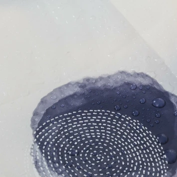 Sealskin Douchegordijn Mood 180x200cm Blauw/wht 7 Sealskin Douchegordijn Mood 180x200cm Blauw/wht - Afbeelding 5