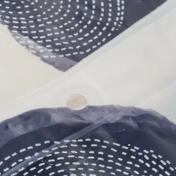 Sealskin Douchegordijn Mood 180x200cm Blauw/wht 8 Sealskin Douchegordijn Mood 180x200cm Blauw/wht - Afbeelding 6