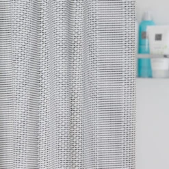 Sealskin Douchegordijn Wave Polyester 180x200 Cm Zwart 10 Sealskin Douchegordijn Wave Polyester 180x200 Cm Zwart -Badkamerartikelen Winkel 123 6037