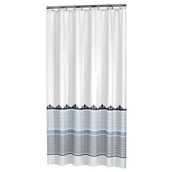 Sealskin Douchegordijn Marrakech Blauw 180x200 Cm 3 Sealskin Douchegordijn Marrakech Blauw 180x200 Cm