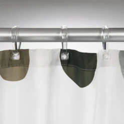 Sealskin Douchegordijn Twister Taupe 180x200 Cm -Badkamerartikelen Winkel 123 6068