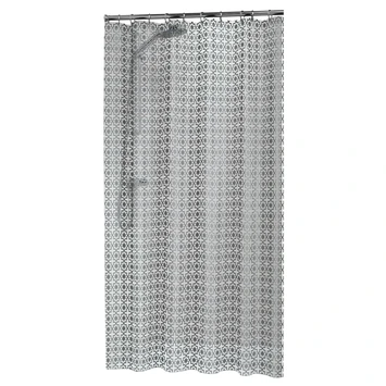 Sealskin Hammam Douchegordijn Pvc Zilver 180 X 200 Cm 4 Sealskin Hammam Douchegordijn Pvc Zilver 180 X 200 Cm - Afbeelding 2
