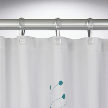 Sealskin Douchegordijn Vento Aqua 180x200 Cm 4 Sealskin Douchegordijn Vento Aqua 180x200 Cm - Afbeelding 2