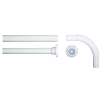 Sealskin Douchegordijnstang Seallux Hoekstang Wit 90x90 Cm 3 Sealskin Douchegordijnstang Seallux Hoekstang Wit 90x90 Cm