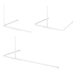 SEALSKIN Douchestang Easy Roll 90x90x90cm Wit