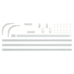 SEALSKIN Douchestang Easy Roll 90x90x90cm Wit -Badkamerartikelen Winkel 123 6129