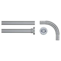 Sealskin Douchegordijnstang Seallux Hoekstang Chroom 90x90 Cm