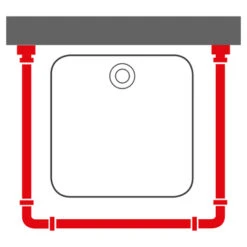 Sealskin Douchegordijnstang Seallux Combi Mat Aluminium -Badkamerartikelen Winkel 123 6149