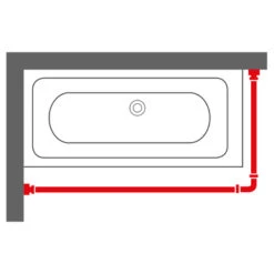 Sealskin Douchegordijnstang Seallux Combi Mat Aluminium -Badkamerartikelen Winkel 123 6150