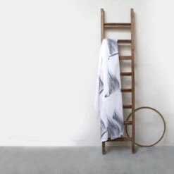 Sealskin Douchegordijn Birds 180x200cm Zwart/wit -Badkamerartikelen Winkel 123 6164