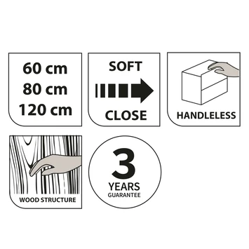 Tiger Reverse Meubelset 120 Cm Met 2 Lades Chalet Eik / Mat Zwart Inclusief Oval Wastafel Dubbel Mat Zwart 4 Tiger Reverse Meubelset 120 Cm Met 2 Lades Chalet Eik / Mat Zwart Inclusief Oval Wastafel Dubbel Mat Zwart - Afbeelding 2