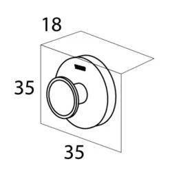 Tiger Haak Urban Klein Zwart -Badkamerartikelen Winkel 123 6230
