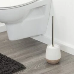 Sealskin Toiletborstel Met Houder Braid Wit 13 Sealskin Toiletborstel Met Houder Braid Wit -Badkamerartikelen Winkel 123 6445