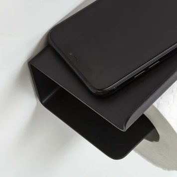 Tiger Colar Toiletrolhouder Met Planchet Zwart 8 Tiger Colar Toiletrolhouder Met Planchet Zwart - Afbeelding 6