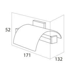 Tiger Toiletrolhouder Items Met Klep RVS 7 Tiger Toiletrolhouder Items Met Klep RVS -Badkamerartikelen Winkel 123 6471