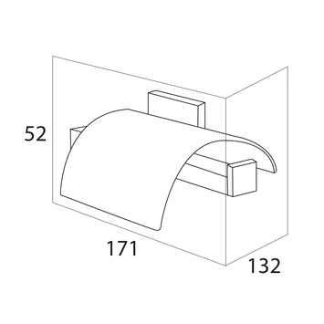 Tiger Toiletrolhouder Items Met Klep RVS 5 Tiger Toiletrolhouder Items Met Klep RVS - Afbeelding 3