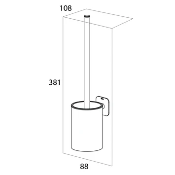 Tiger Toiletborstelhouder Colar Hangend Chroom 12 Tiger Toiletborstelhouder Colar Hangend Chroom - Afbeelding 10