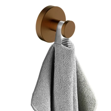 Marho Handdoekhaak Luxor Groot Brons Koper 4 Marho Handdoekhaak Luxor Groot Brons Koper - Afbeelding 2