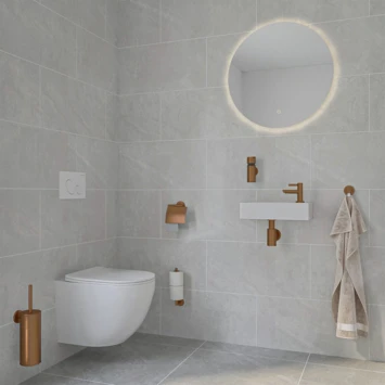 Marho Handdoekhaak Luxor Groot Brons Koper 5 Marho Handdoekhaak Luxor Groot Brons Koper - Afbeelding 3