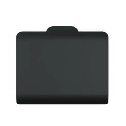 Tiger Toiletrolhouder Carv Met Klep Zwart -Badkamerartikelen Winkel 123 6506