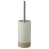 Atlantic Toiletborstelhouder Keramiek Geribbeld Beige/Wit 2 Atlantic Toiletborstelhouder Keramiek Geribbeld Beige/Wit -Badkamerartikelen Winkel 123 6515
