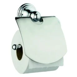 Haceka Toiletrolhouder Allure Met Klep Chroom -Badkamerartikelen Winkel 123 6523