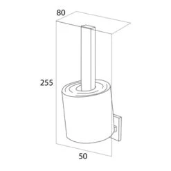 Tiger Reserverolhouder Items Hangend RVS 11 Tiger Reserverolhouder Items Hangend RVS -Badkamerartikelen Winkel 123 6559