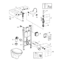 Grohe Inbouwreservoir Lecico Geo Met Randloos Wandcloset 8 Grohe Inbouwreservoir Lecico Geo Met Randloos Wandcloset -Badkamerartikelen Winkel 123 660