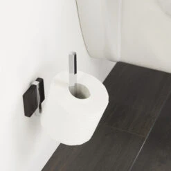 Tiger Reserverolhouder Zenna Hangend Chroom/Wengé -Badkamerartikelen Winkel 123 6643