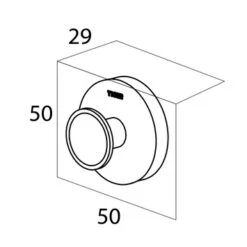 Tiger Haak Urban Groot Zwart -Badkamerartikelen Winkel 123 6690