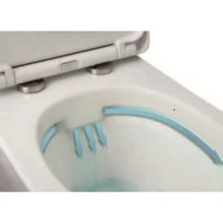 Lafiness Staand Toilet Zonder Spoelrand Wit -Badkamerartikelen Winkel 123 670