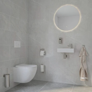 Marho Reserverolhouder Luxor Geborsteld Rvs 5 Marho Reserverolhouder Luxor Geborsteld Rvs - Afbeelding 3