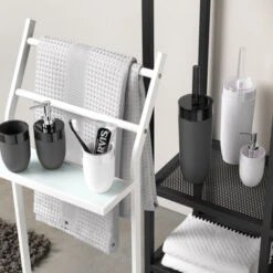 Sealskin Toiletborstel Met Houder Bloom Wit -Badkamerartikelen Winkel 123 6759