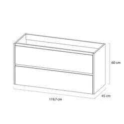 Tiger Reverse Meubelset 120 Cm Met 2 Lades Chalet Eik / Mat Zwart Inclusief Oval Wastafel Dubbel Mat Zwart 20 Tiger Reverse Meubelset 120 Cm Met 2 Lades Chalet Eik / Mat Zwart Inclusief Oval Wastafel Dubbel Mat Zwart -Badkamerartikelen Winkel 123 69
