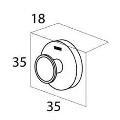 Tiger Haak Urban Klein Wit -Badkamerartikelen Winkel 123 6980