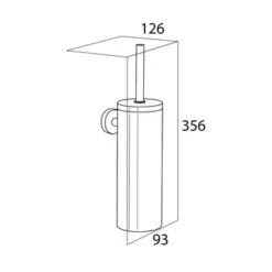 Tiger Toiletborstelhouder Boston Hangend RVS -Badkamerartikelen Winkel 123 6991
