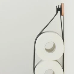 Tiger Reserverolhouder Urban Zwart -Badkamerartikelen Winkel 123 6996